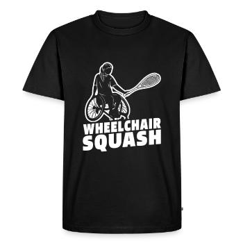 Squash - Men's Premium Organic T-Shirt - black - Front - Nico (187cm)