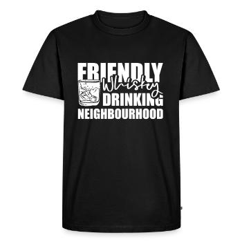 Whisky Whiskey - T-shirt Premium bio Homme - noir - Devant - Nico (187cm)