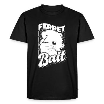 Putois furet - T-shirt Premium bio Homme - noir - Devant - Nico (187cm)