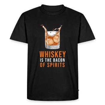 Whisky Whisky Spiritueux - T-shirt Premium bio Homme - noir - Devant - Nico (187cm)