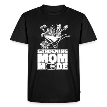 Jardinier amateur jardin maman - T-shirt Premium bio Homme - noir - Devant - Nico (187cm)