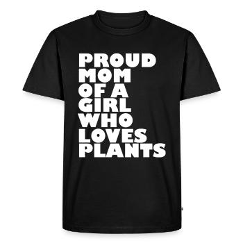 Jardinier amateur jardin maman - T-shirt Premium bio Homme - noir - Devant - Nico (187cm)
