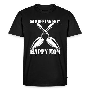 Jardinier amateur jardin maman - T-shirt Premium bio Homme - noir - Devant - Nico (187cm)
