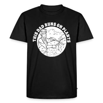Jardinier amateur père de jardin père de jardin - T-shirt Premium bio Homme - noir - Devant - Nico (187cm)
