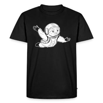 Indoor Skydiving - Men's Premium Organic T-Shirt - black - Front - Nico (187cm)