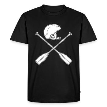 Rafting - T-shirt Premium bio Homme - noir - Devant - Nico (187cm)