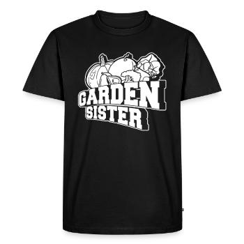 Jardinier amateur jardinier jardinier - T-shirt Premium bio Homme - noir - Devant - Nico (187cm)