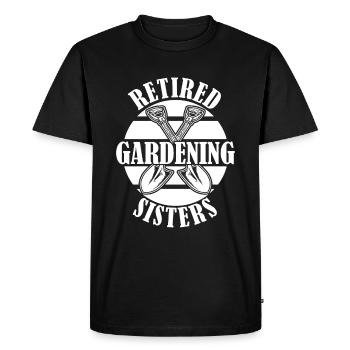 Jardinier amateur jardinier jardinier - T-shirt Premium bio Homme - noir - Devant - Nico (187cm)
