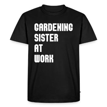 Jardinier amateur jardinier jardinier - T-shirt Premium bio Homme - noir - Devant - Nico (187cm)