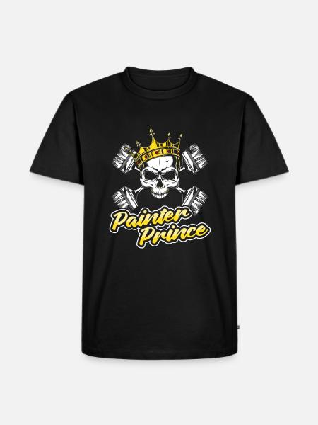 Painter Varnisher Prince - Men's Premium Organic T-Shirt - black