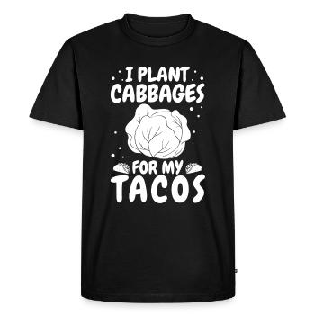 Tacos de jardin Hobby Gardener - T-shirt Premium bio Homme - noir - Devant - Nico (187cm)