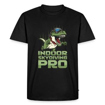 Indoor Skydiving T Rex - Men's Premium Organic T-Shirt - black - Front - Nico (187cm)