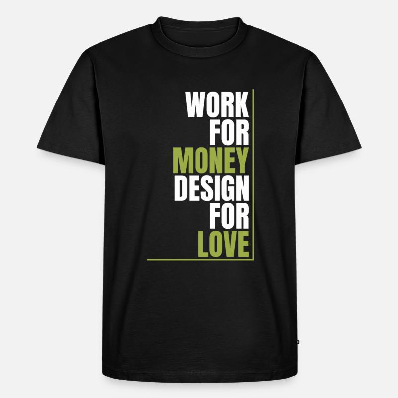 Web Entwickler Webdeveloper Liebe - Männer Premium Bio T-Shirt - Schwarz