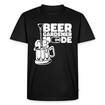 Hobby Gardener Garden Mode sur Garden Beer - T-shirt Premium bio Homme - noir - Devant - Nico (187cm)