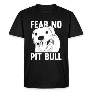 Pitbull Citation Pitbull Ban - T-shirt Premium bio Homme - noir - Devant - Nico (187cm)