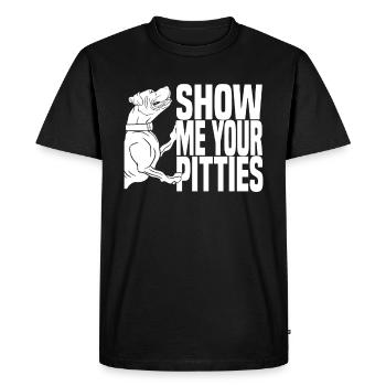 Pitbull Pity Pitbull Ban - T-shirt Premium bio Homme - noir - Devant - Nico (187cm)
