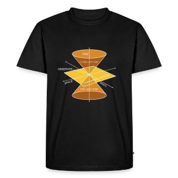 Physique Calculs Physique Physique quantique - T-shirt Premium bio Homme - noir - Devant - Nico (187cm)