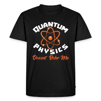 Physics Phyker Funny Quantum Physics - Men's Premium Organic T-Shirt - black - Front - Nico (187cm)