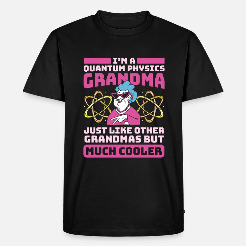 Physics Physicists Quantum Physics - Men's Premium Organic T-Shirt - black