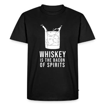 Whisky Whiskey - T-shirt Premium bio Homme - noir - Devant - Nico (187cm)