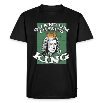 Physique Phyker King Physique quantique - T-shirt Premium bio Homme - noir - Devant - Nico (187cm)