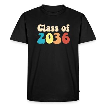 Classe de 2036 Enseignante de maternelle de rentrée scolaire - T-shirt Premium bio Homme - noir - Devant - Nico (187cm)