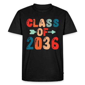 Classe de 2036 Enseignante de maternelle de rentrée scolaire - T-shirt Premium bio Homme - noir - Devant - Nico (187cm)