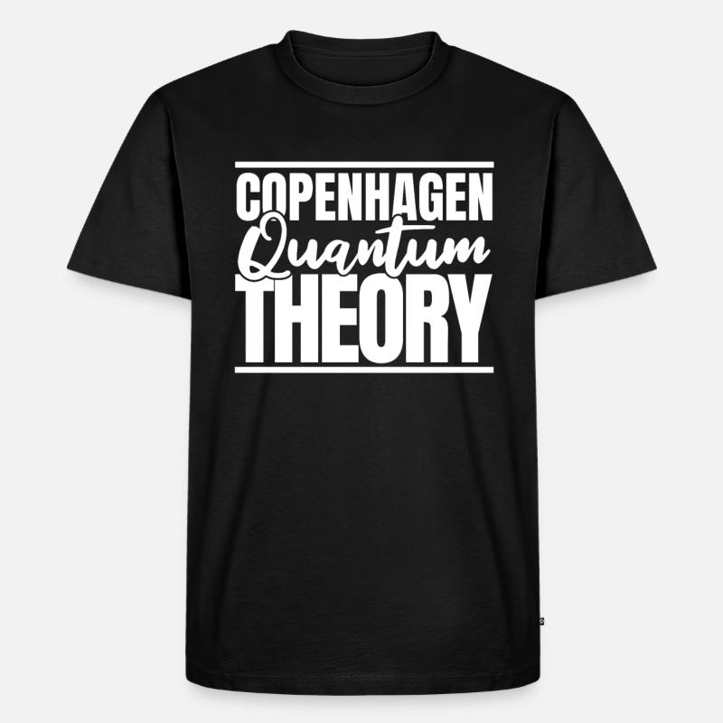 Physics Physicists Quantum Physics - Men's Premium Organic T-Shirt - black