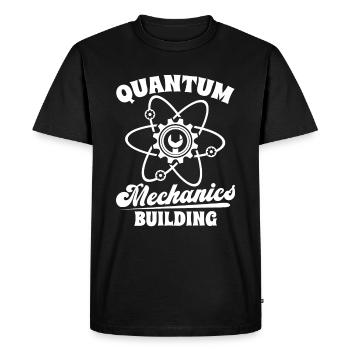 Physics Physics Physics Quantum Physics - Men's Premium Organic T-Shirt - black - Front - Nico (187cm)