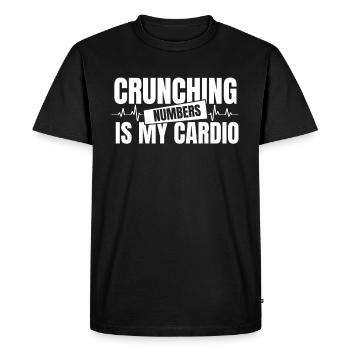 Comptable Conseiller fiscal Heartbeat - T-shirt Premium bio Homme - noir - Devant - Nico (187cm)