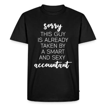 Comptable Conseiller fiscal Lustig - T-shirt Premium bio Homme - noir - Devant - Nico (187cm)