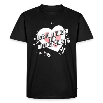 Accountant Tax Advisor Witzig - Men's Premium Organic T-Shirt - black - Front - Nico (187cm)