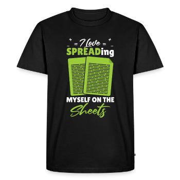 Accountant Tax Advisor Witzig - Men's Premium Organic T-Shirt - black - Front - Nico (187cm)