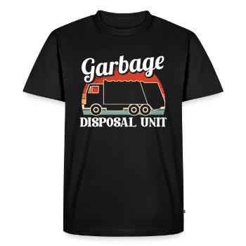 Truck Driver Trucker Truck Driver Funny - Men's Premium Organic T-Shirt - black - Front - Nico (187cm)