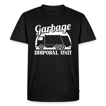 Camionneur Camionneur Camionneur Élimination - T-shirt Premium bio Homme - noir - Devant - Nico (187cm)