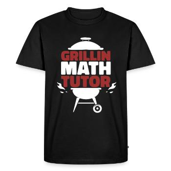 Math Teacher Math Teacher Grill - Men's Premium Organic T-Shirt - black - Front - Nico (187cm)