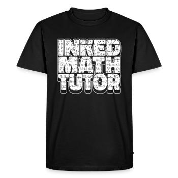 Math Teacher Math Teacher Colored - Men's Premium Organic T-Shirt - black - Front - Nico (187cm)