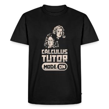 Professeur de mathématiques Professeur de mathématiques Cool - T-shirt Premium bio Homme - noir - Devant - Nico (187cm)