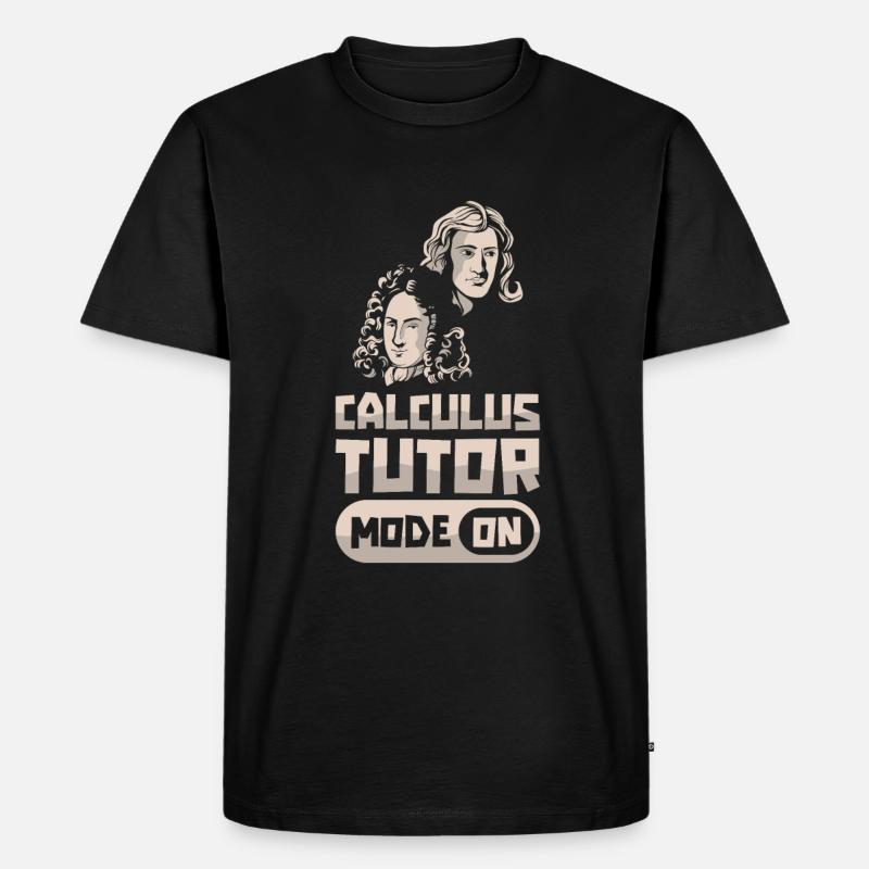 Mathelehrer Mathe Lehrer Cool - Männer Premium Bio T-Shirt - Schwarz