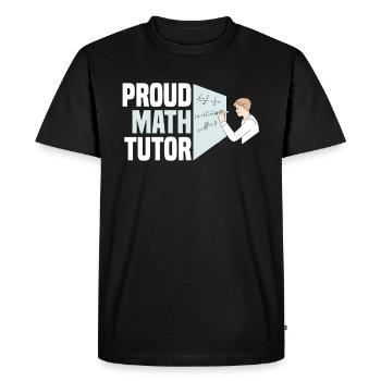 Math Teacher Math Teacher Funny - Men's Premium Organic T-Shirt - black - Front - Nico (187cm)