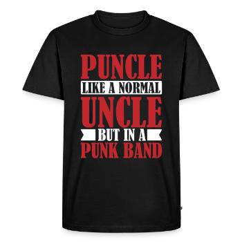 Guitare Métal Guitariste Rock Humour - T-shirt Premium bio Homme - noir - Devant - Nico (187cm)