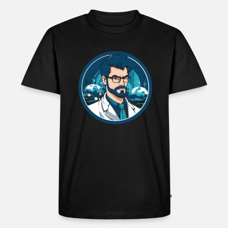 Data Science Data Analyst Cool - Men's Premium Organic T-Shirt - black