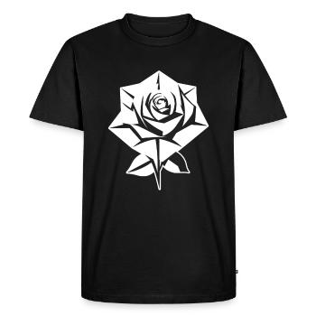 Red Rose Goth - Men's Premium Organic T-Shirt - black - Front - Nico (187cm)