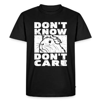 Guinea Pig Guinea Pig Funny - Men's Premium Organic T-Shirt - black - Front - Nico (187cm)
