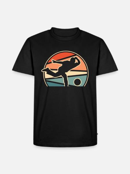 Bowling Bowlen Bowler - Men's Premium Organic T-Shirt - black