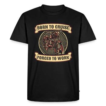 Moto Motard Moto - T-shirt Premium bio Homme - noir - Devant - Nico (187cm)