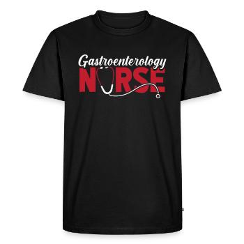 Krankenschwester Gastroenterology Nurse - Men's Premium Organic T-Shirt - black - Front - Nico (187cm)