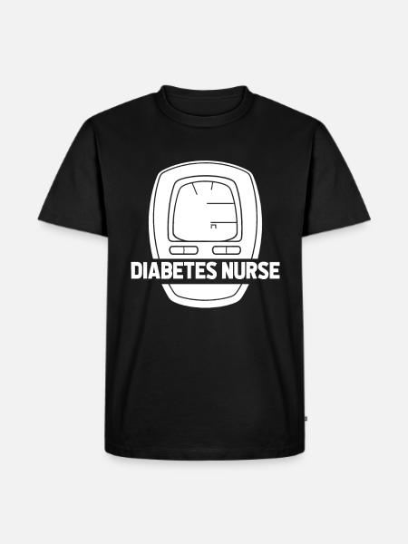 Krankenschwester Glucose Diabetes Nurse - Men's Premium Organic T-Shirt - black