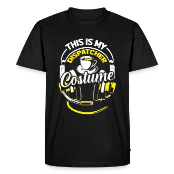 Emergency Call Control Center Operations Center - Men's Premium Organic T-Shirt - black - Front - Nico (187cm)