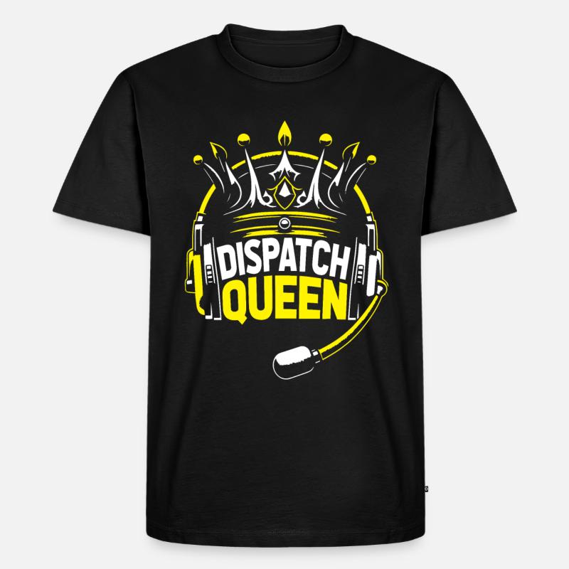 Notruf Leitstelle Einsatzzentrale - Männer Premium Bio T-Shirt - Schwarz